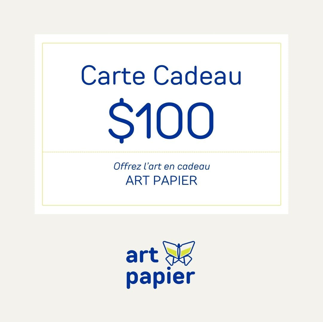 Carte Cadeau pour achat d'oeuvres en ligne