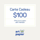 Carte Cadeau pour achat d'oeuvres en ligne